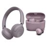 Go Lux Headphones Mauve & Go Pop+ Earbuds Mauve